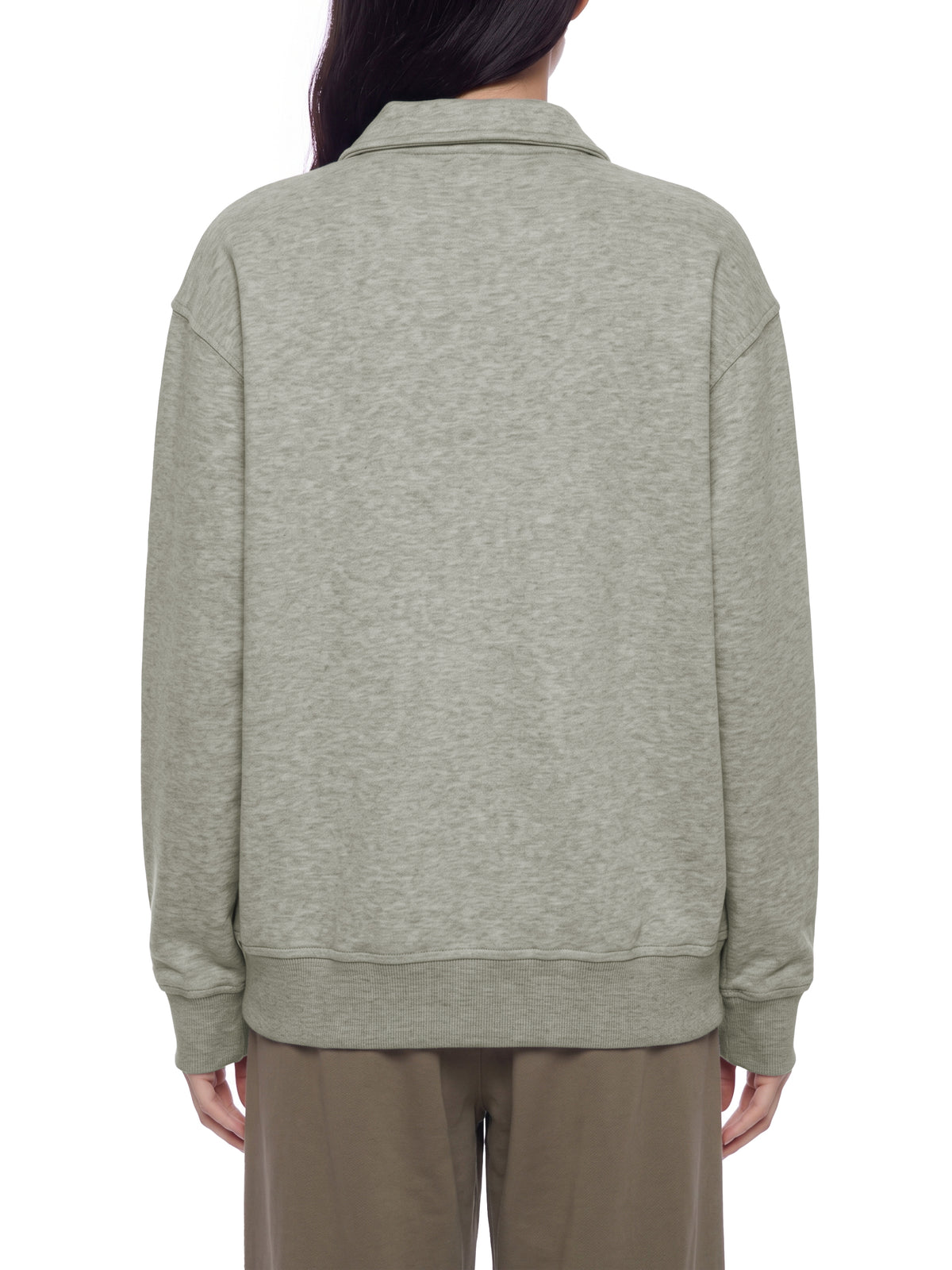 Unisex Boxy Quarter-Zip Sweatshirt