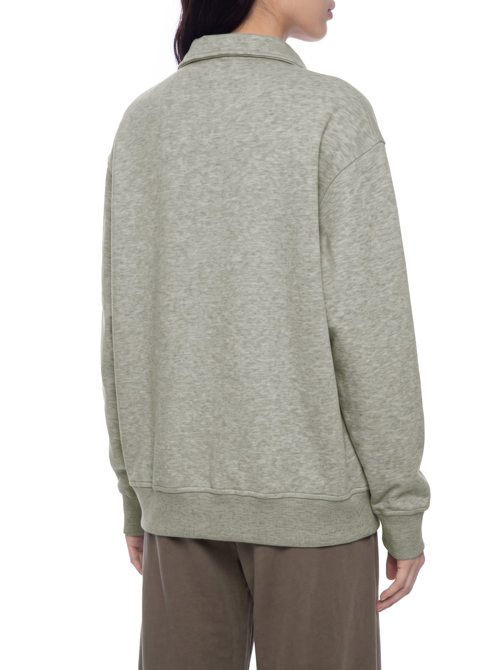 Unisex Boxy Quarter-Zip Sweatshirt
