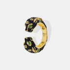 Inlaid Zircon Oil Drip Open Ring - Extrinsic Beauty