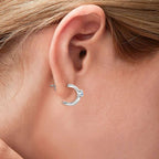Moissanite 925 Sterling Silver Earrings - Extrinsic Beauty