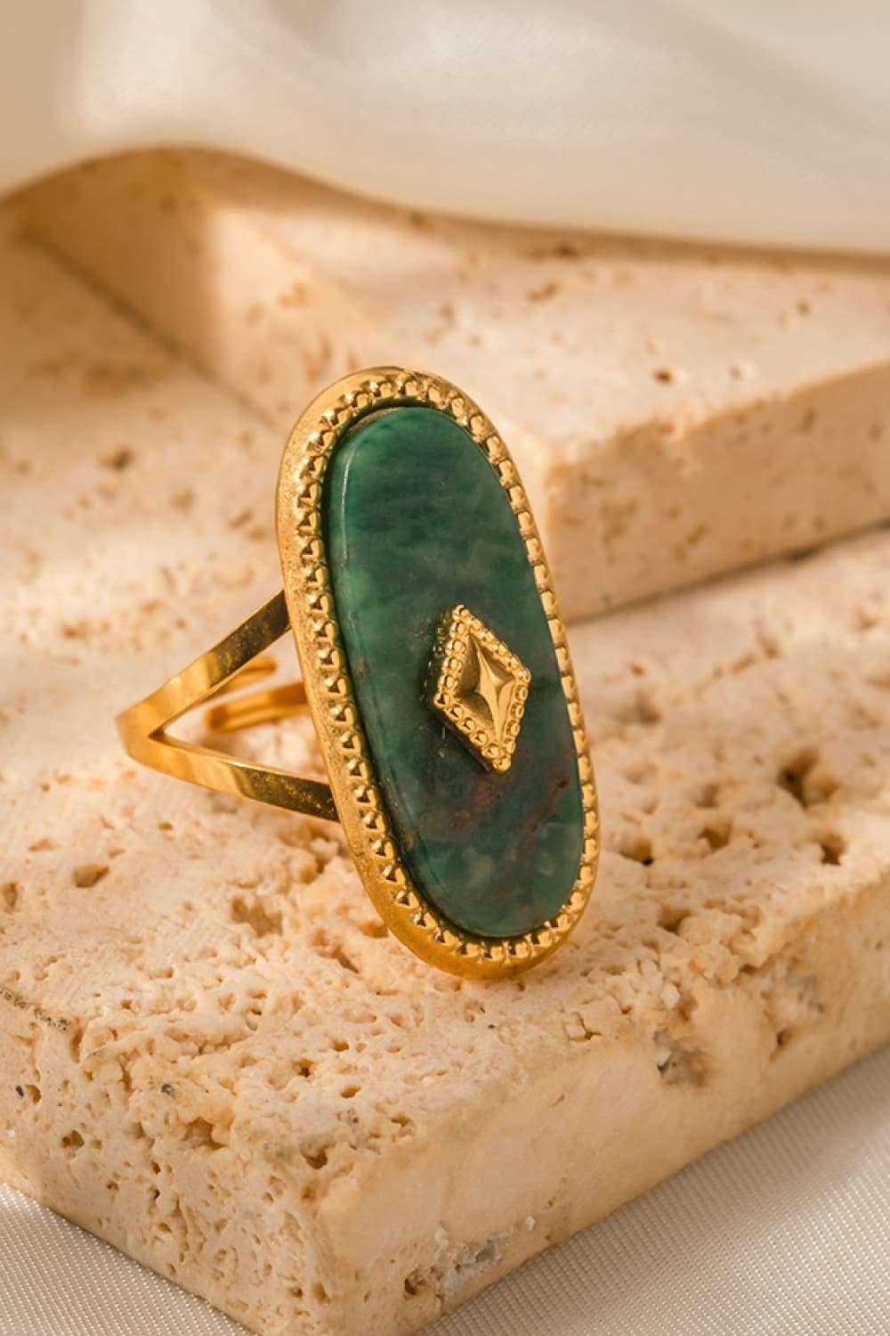 Natural Stone Copper Ring - Extrinsic Beauty