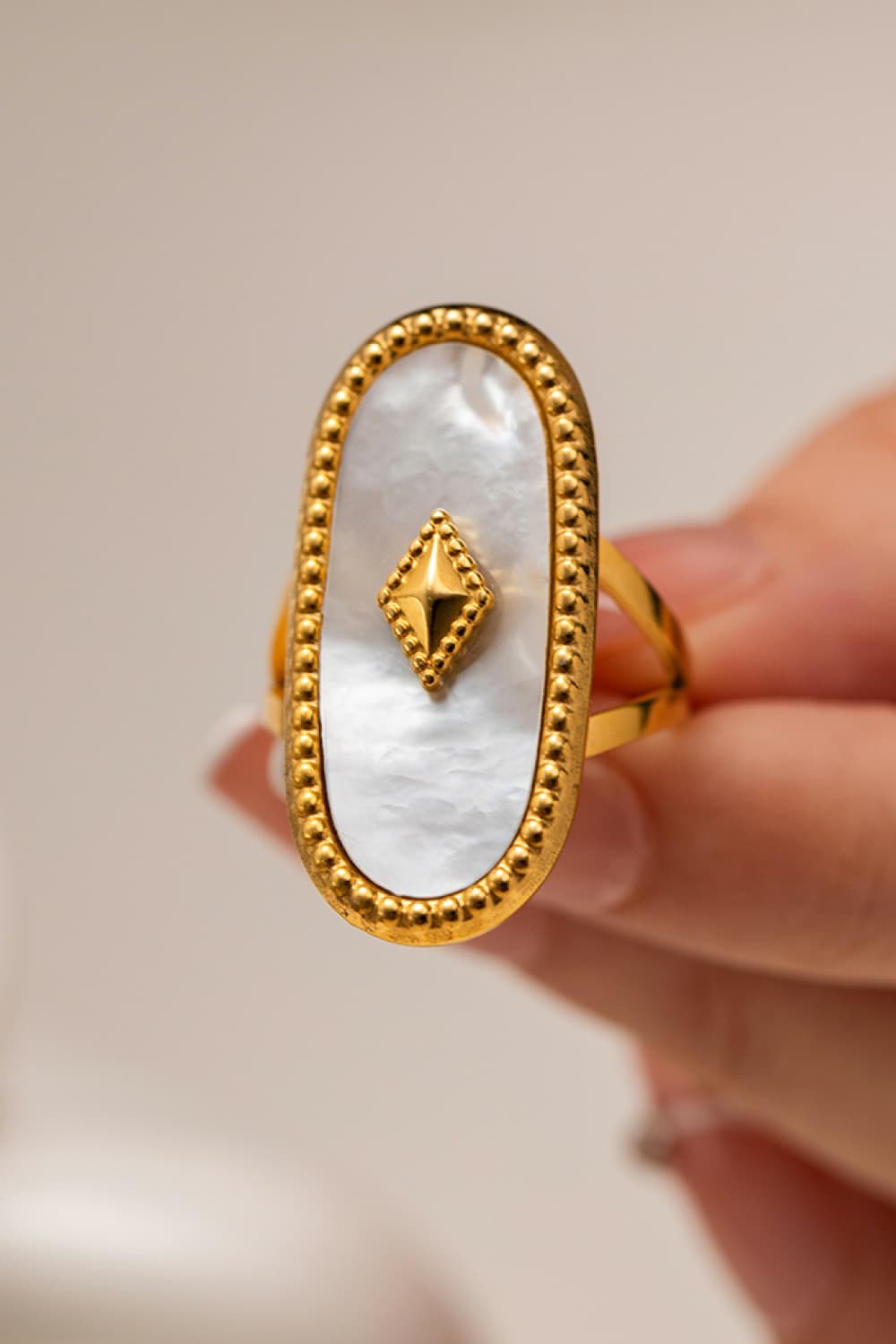 Natural Stone Copper Ring - Extrinsic Beauty