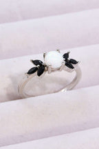 Opal and Zircon Contrast Ring - Extrinsic Beauty