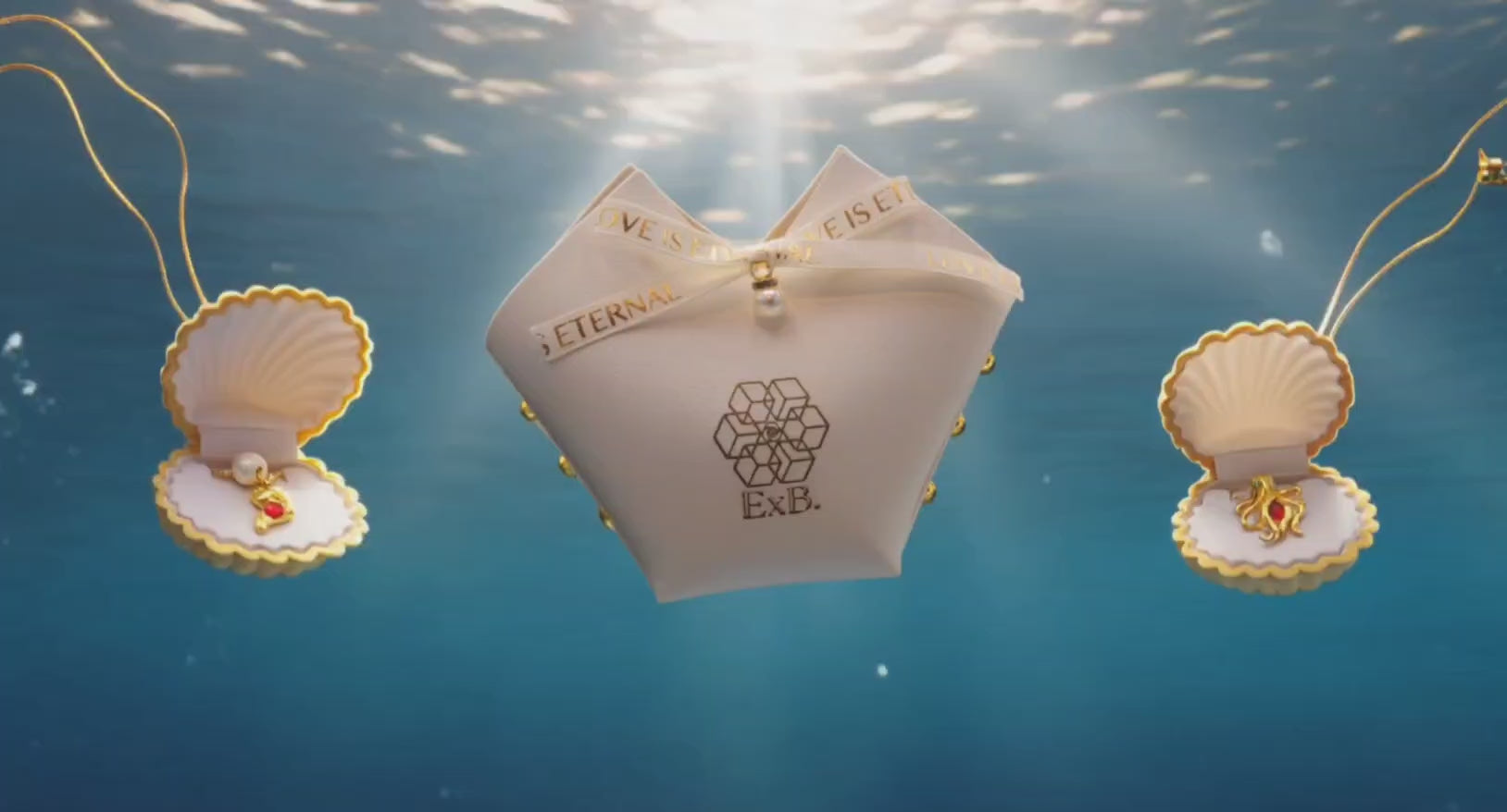 Certified Ruby Emerald Octopus Pendant, 18k Gold Necklace, Pearl Choker In Personalized Packaging