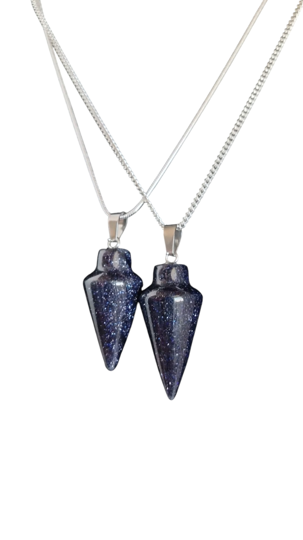 925 Pure silver chain Pendulum Necklace