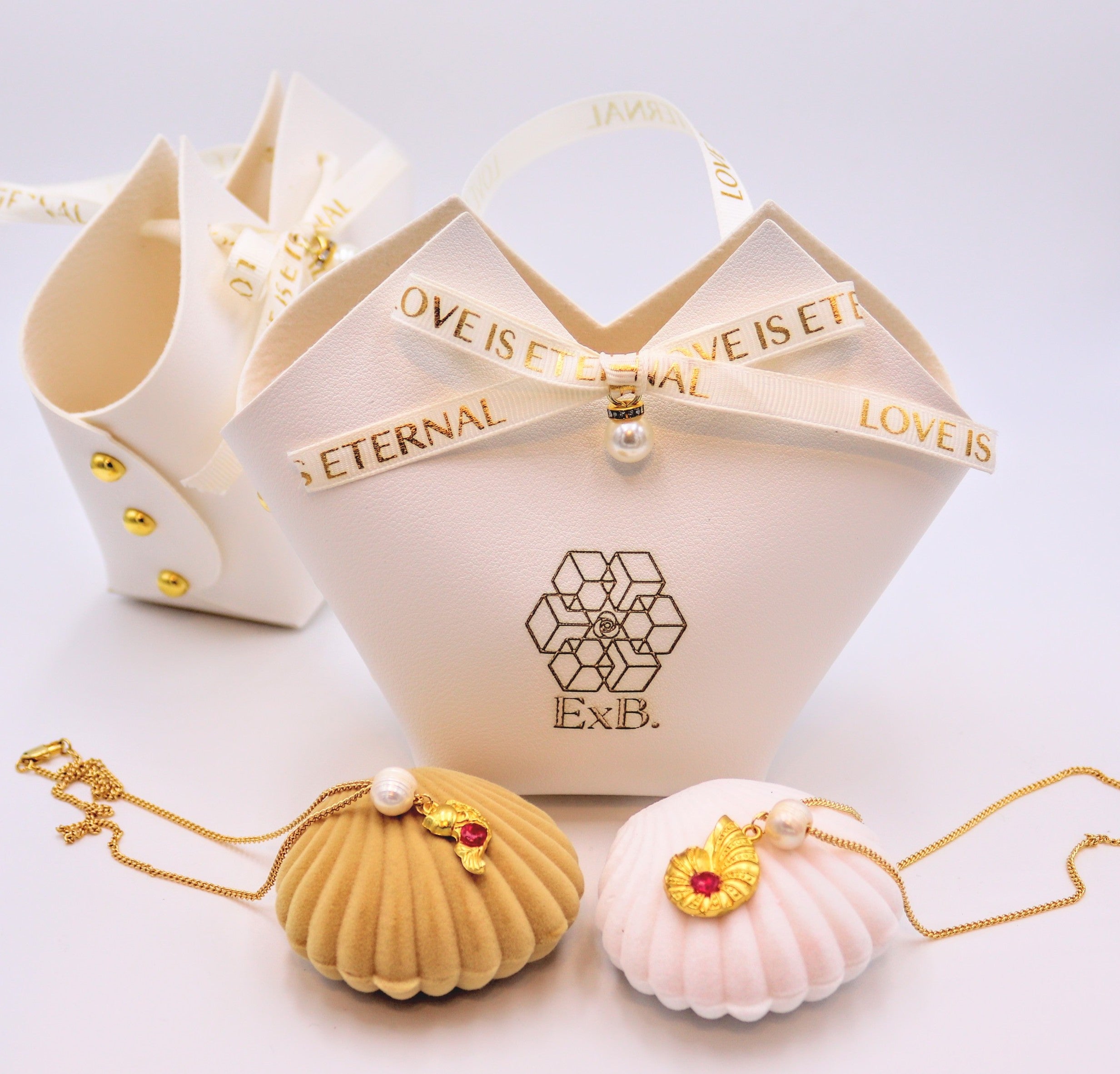 Certified Ruby Emerald Octopus Pendant, 18k Gold Necklace, Pearl Choker In Personalized Packaging