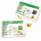 Certified Ruby Emerald Octopus Pendant, 18k Gold Necklace, Pearl Choker In Personalized Packaging