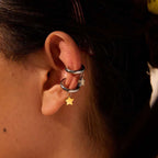 Stainless Steel Star Clip On Earrings - Extrinsic Beauty