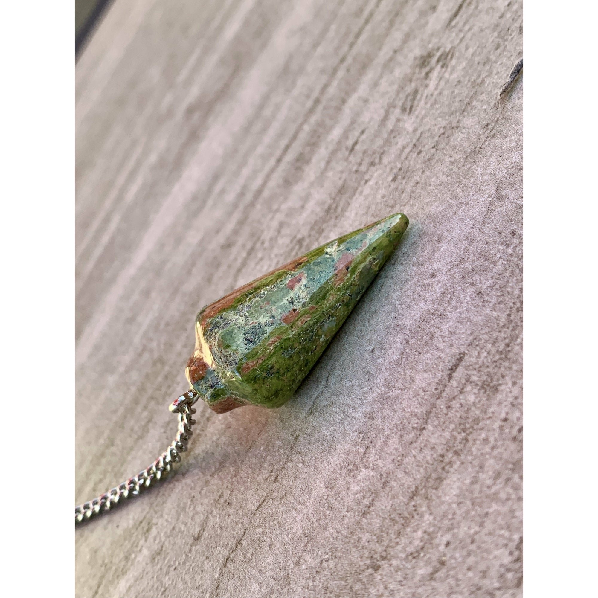 Unakite Dowsing Pendulum/ Bracelet - EXtrinsic Beauty
